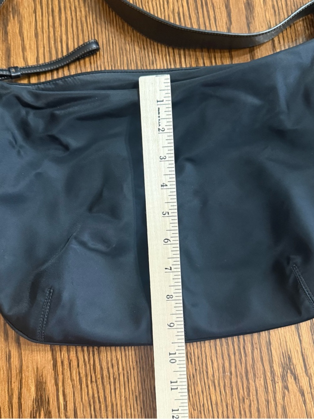 COACH Rare Vintage Y2K Black Microfiber Nylon Convertible Hobo XBody #6256 - Picture 15 of 16